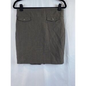 Express‎ Women's Size 4 Straight Business Career Gray Skirt